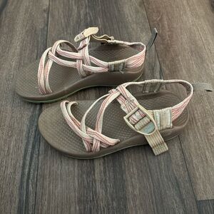 Chaco Brown and Pink Sandals Comfortable Strappy Design